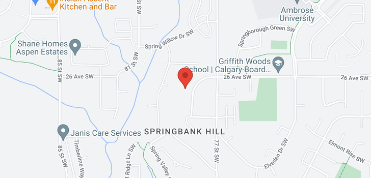 map of 33 SPRING WILLOW TC SW